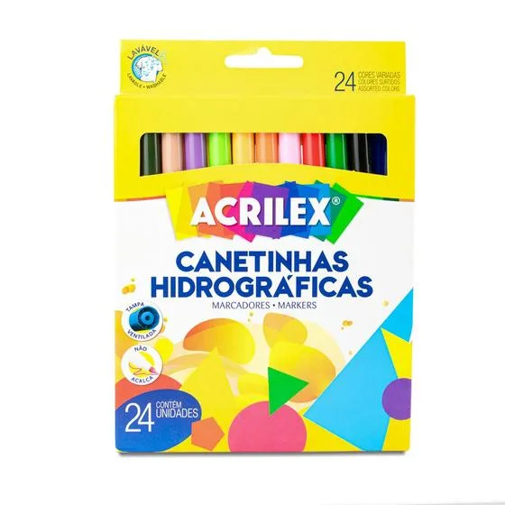 Hidrocor - 24 Unidades - Acrilex
