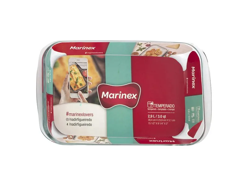 Assadeira 2,9litros - Forno e Microondas - Marinex