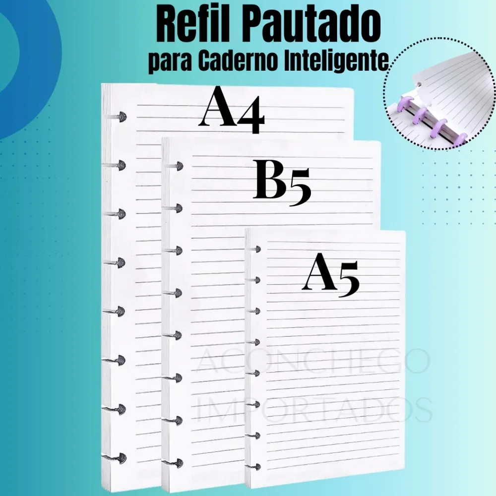 Refil de Caderno Inteligente - 80 Folhas - Disco