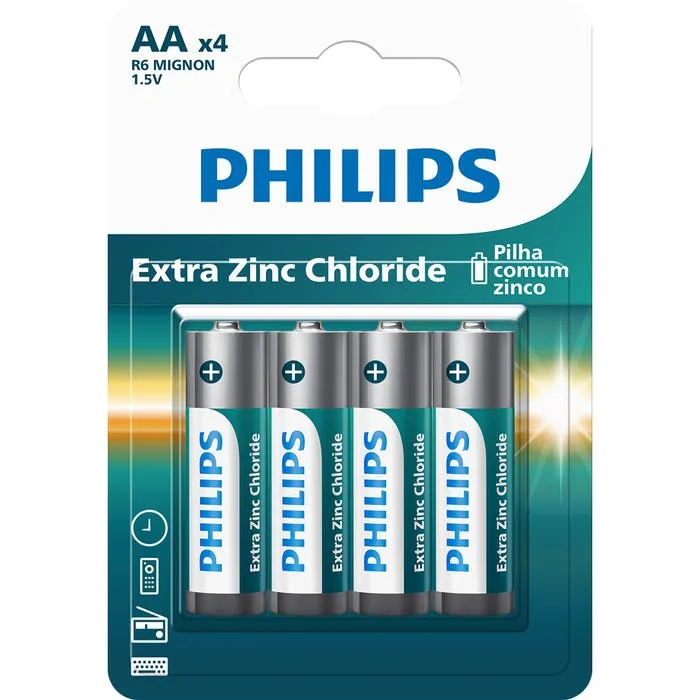 Pilha aa - 4 Unidades - Philips