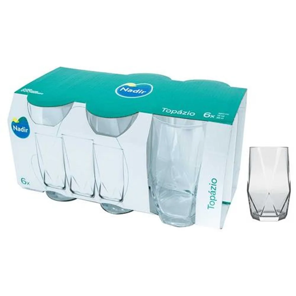 Copo 360ml - 6 Unidades - Topazio - Nadir