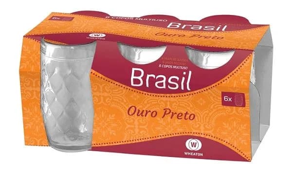 Copo 300ml - 6 Unidades - Ouro Preto - Wheaton