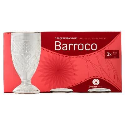 Taca 200ml - 3 Unidades - Barroco - Wheaton