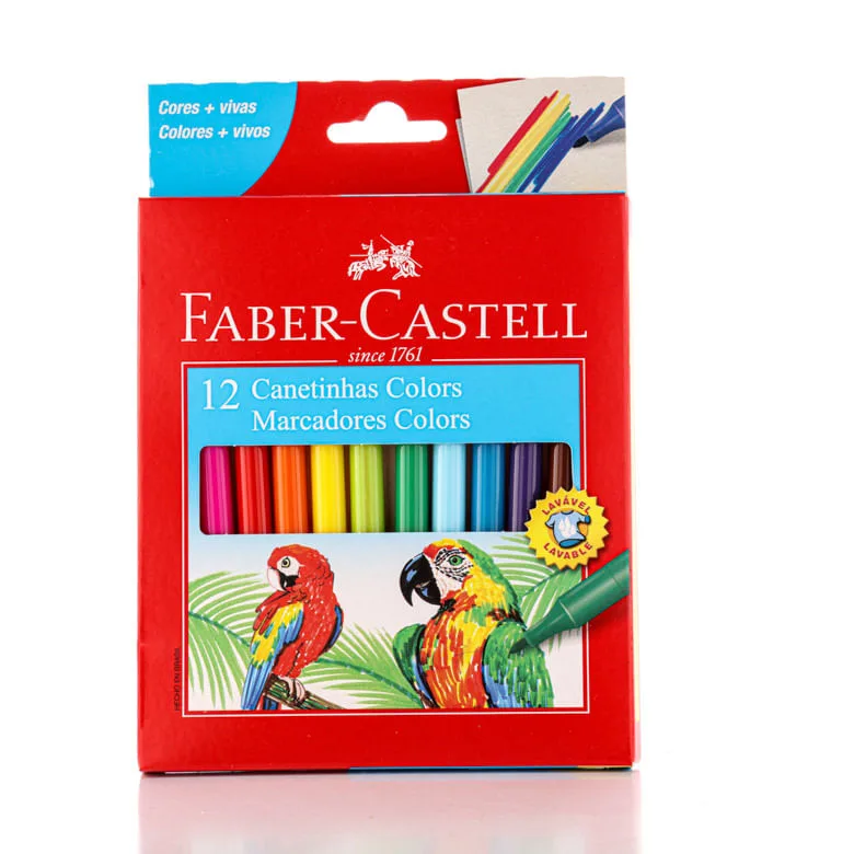 Hidrocor - 12 Unidades - Faber Castell