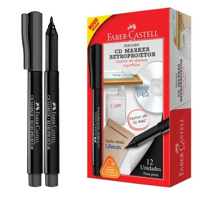 Marcador Retroprojetor - Faber Castell