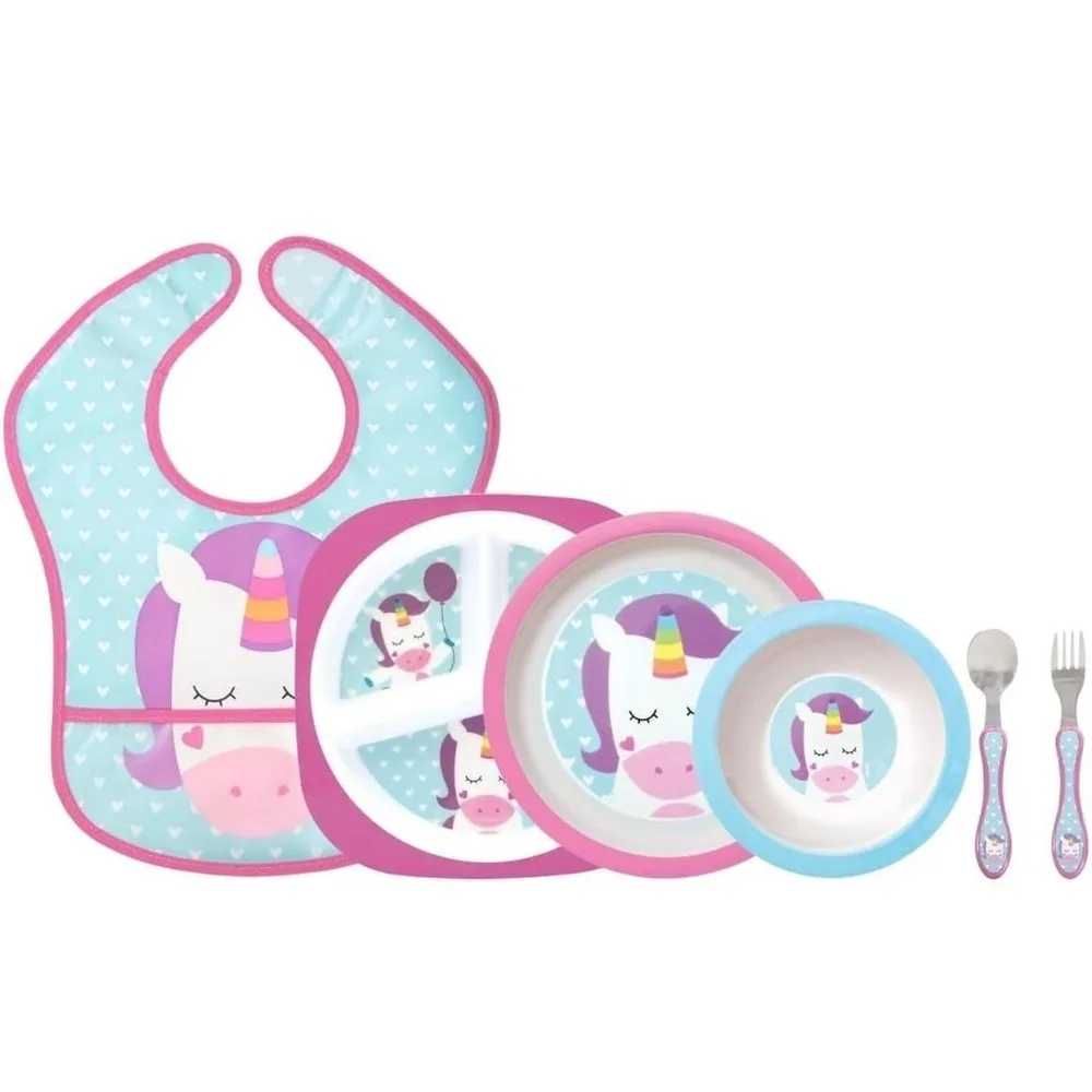 Kit Talher Infantil - 2 Unidades - Unicornio