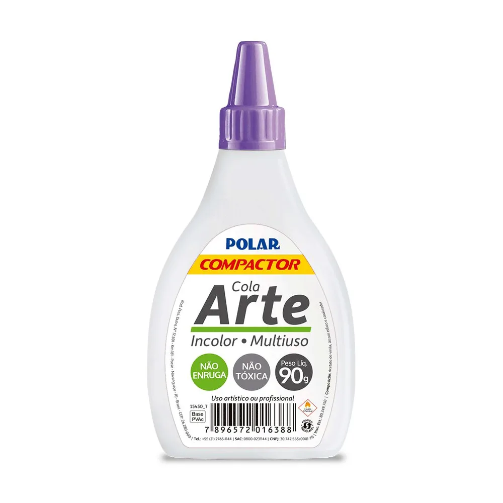 Cola Branca 90g - Polar - Compactor