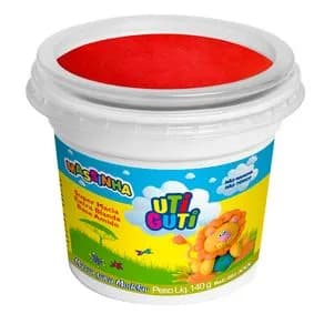 Massinha de Modelar 140g - Vermelho - Uti Guti
