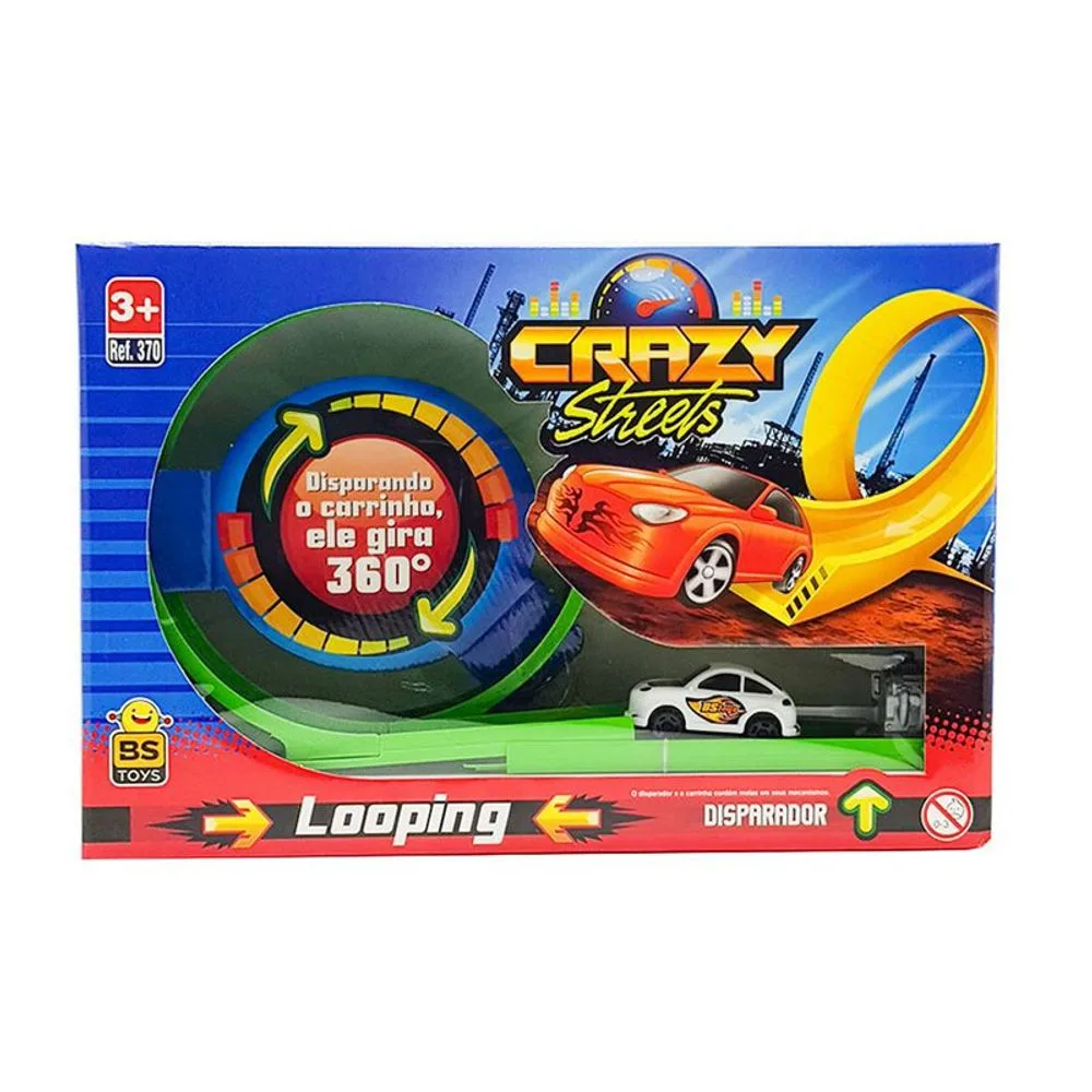 Pista Acrobatica Com Lancador - Crazy Streets