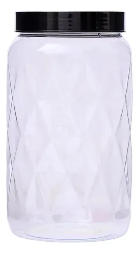 Pote 1,1litros Com Tampa Rosca Metalizada - Diamante