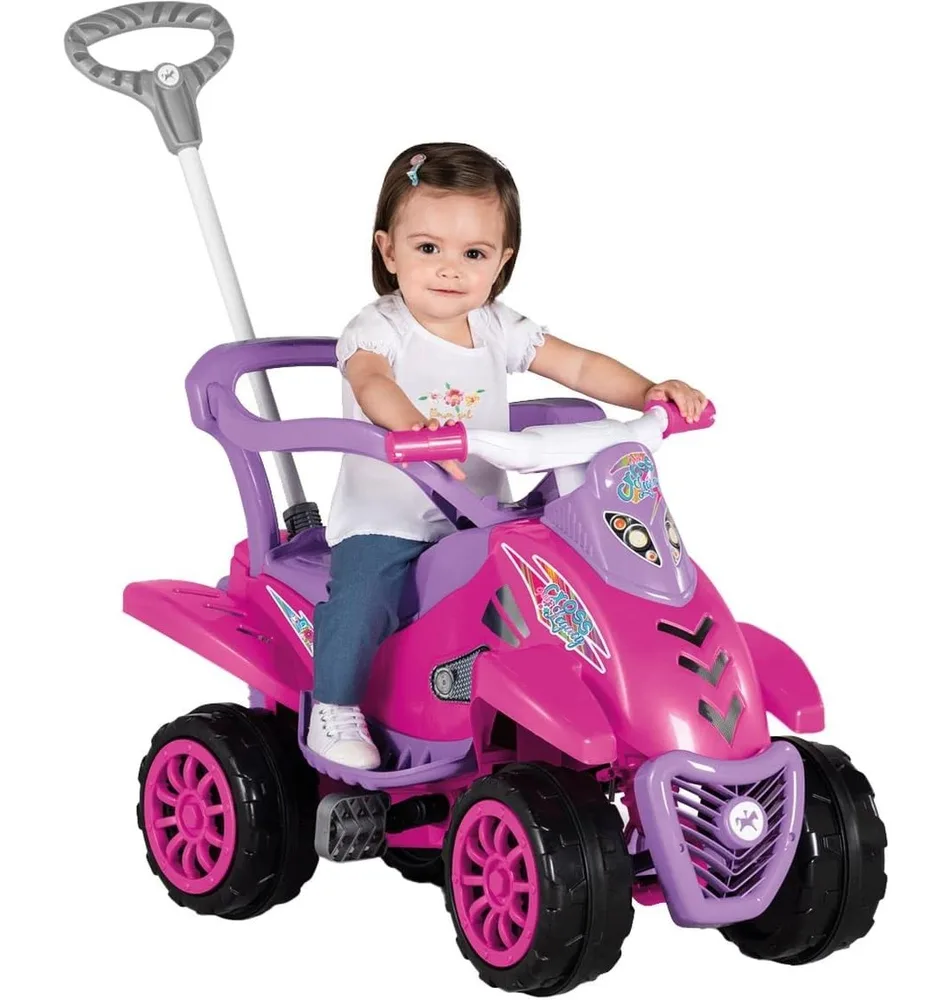 Quadriciclo Musical Com Pedal e Empurrador - Cross