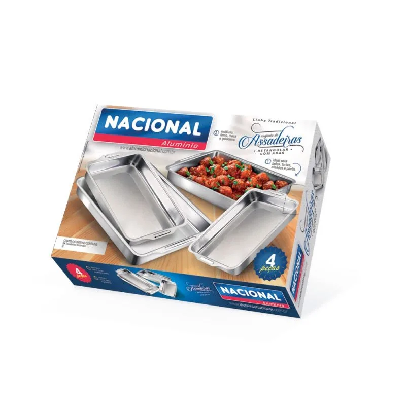 Assadeira Alta N.4 - Com Abas - Nacional