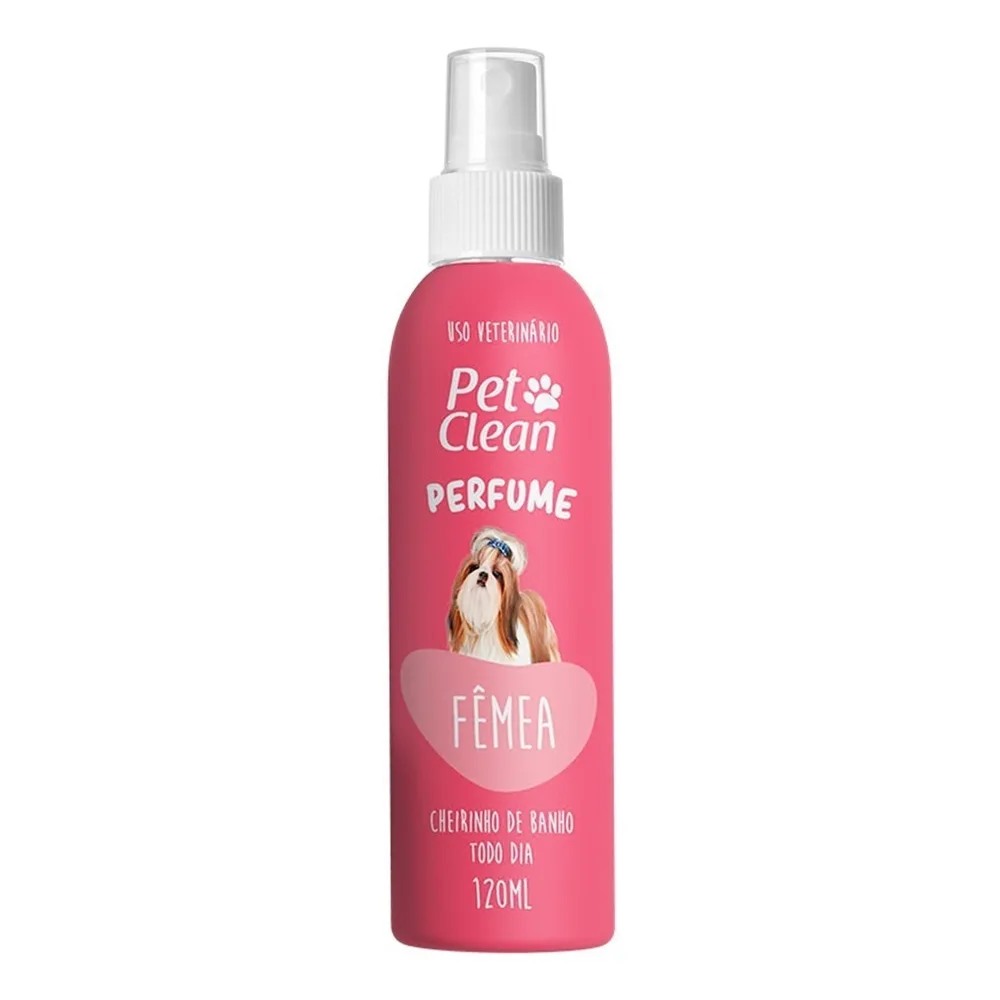 Colonia 120ml Para Cachorro ou Gato - Femea