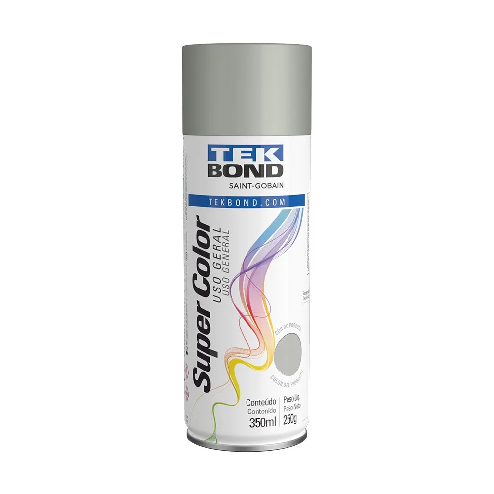 Tinta Spray 350ml - Aluminio - Tekbond