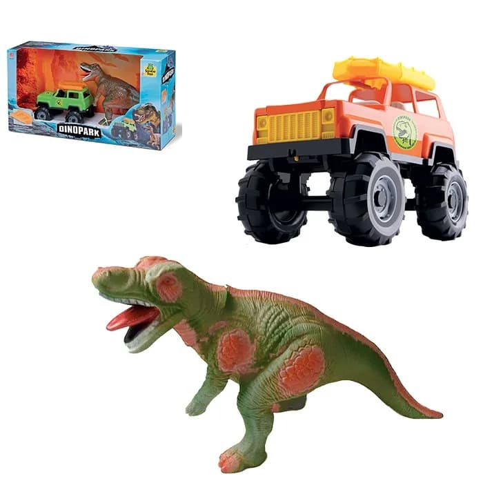 Tiranossauro Com Carro - Dinopark