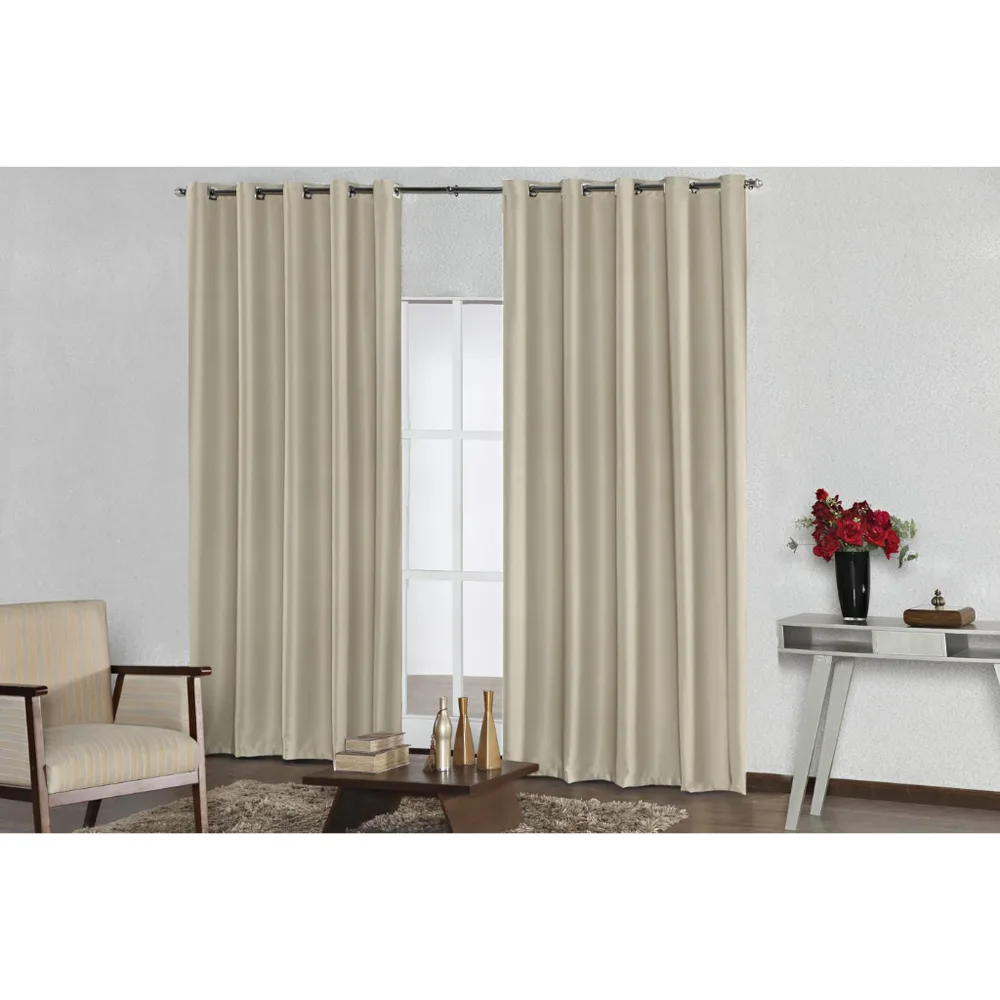 Cortina 3,80x2,60metros Tecido Blackout - Acapulco