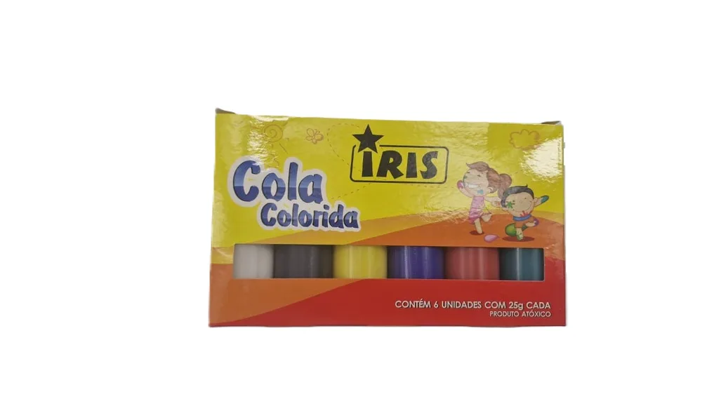 Cola Colorida 25g - 6 Unidades