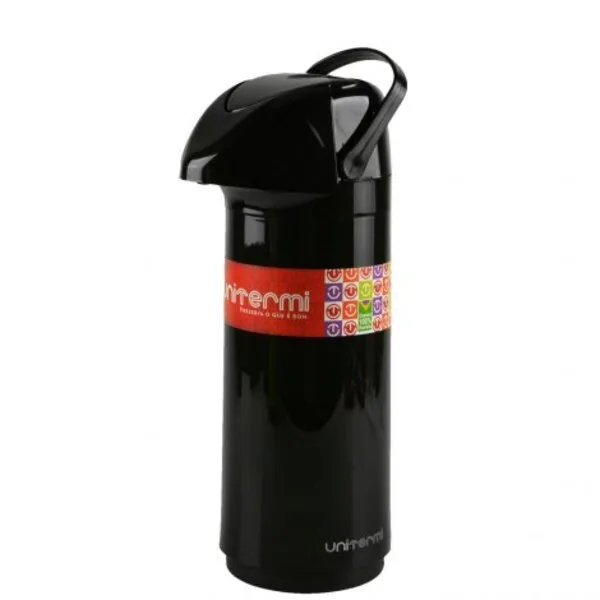Garrafa Termica Pressao 1litro Preto - Verona