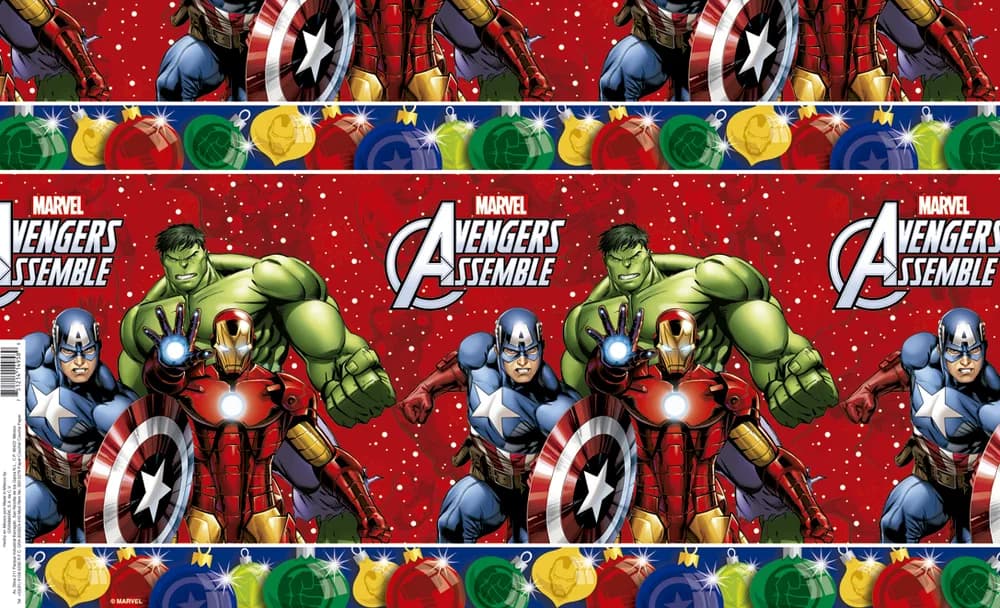 Papel de Presente 70x100cm - Avengers