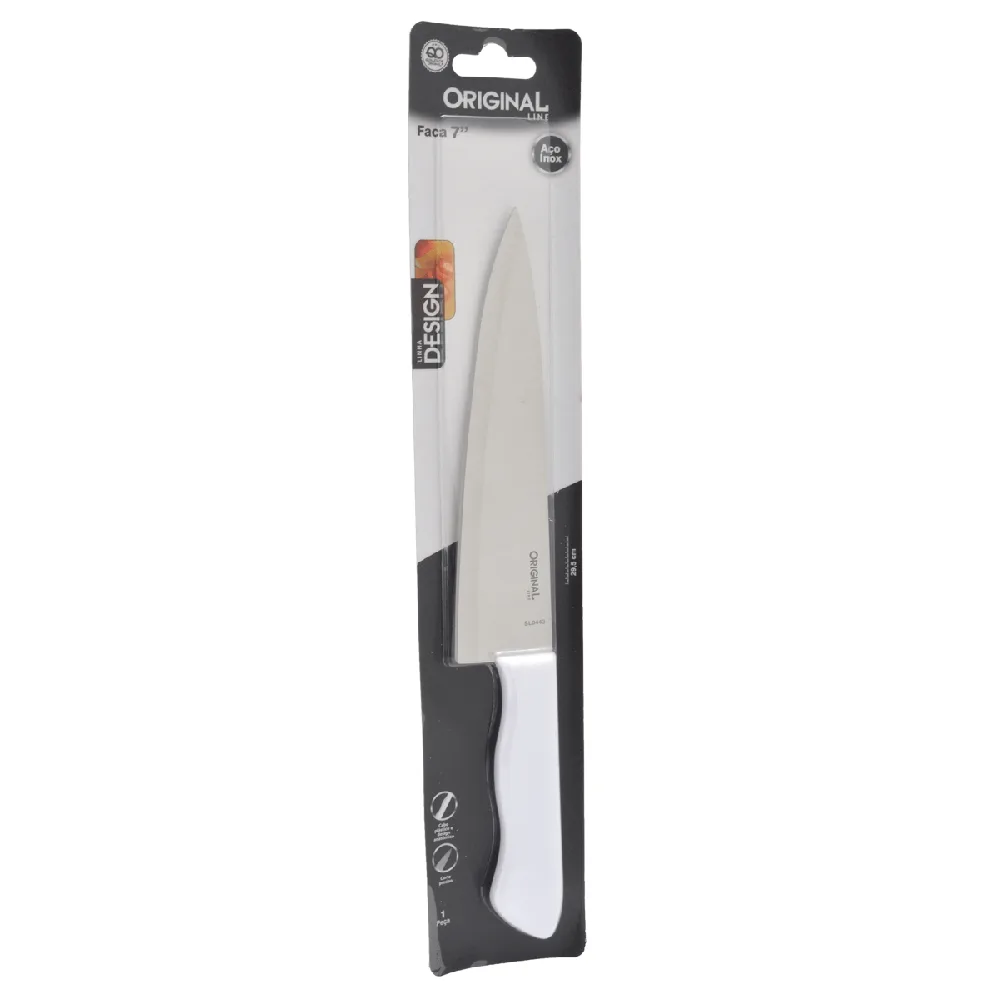 Faca de Cozinha 7 Polegadas - Linha Cook
