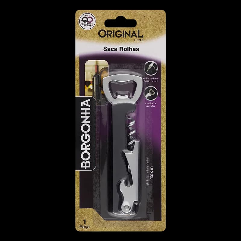 Saca Rolha/abridor de Garrafa Inox