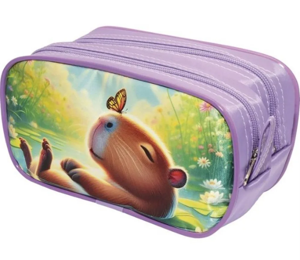 Estojo Duplo - Capivara