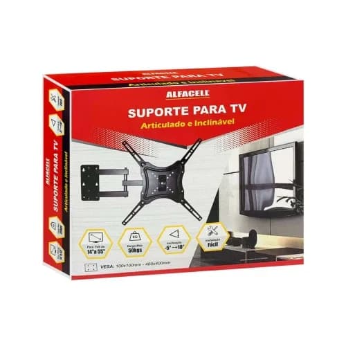 Suporte Articulavel/inclinavel-tvs 14 a 55 Polegadas