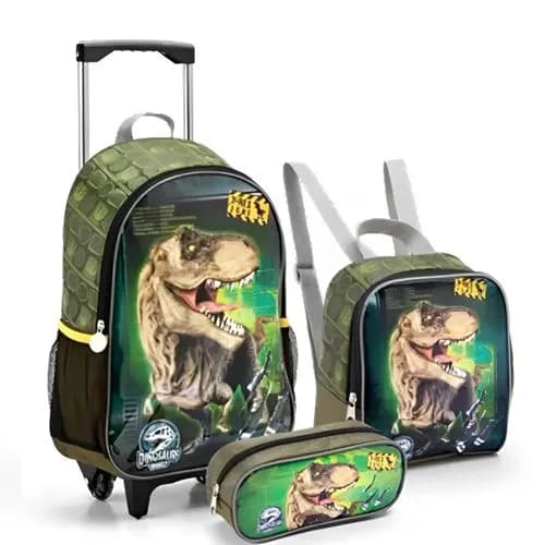 Mochila Com Carrinho - t Rex Zone