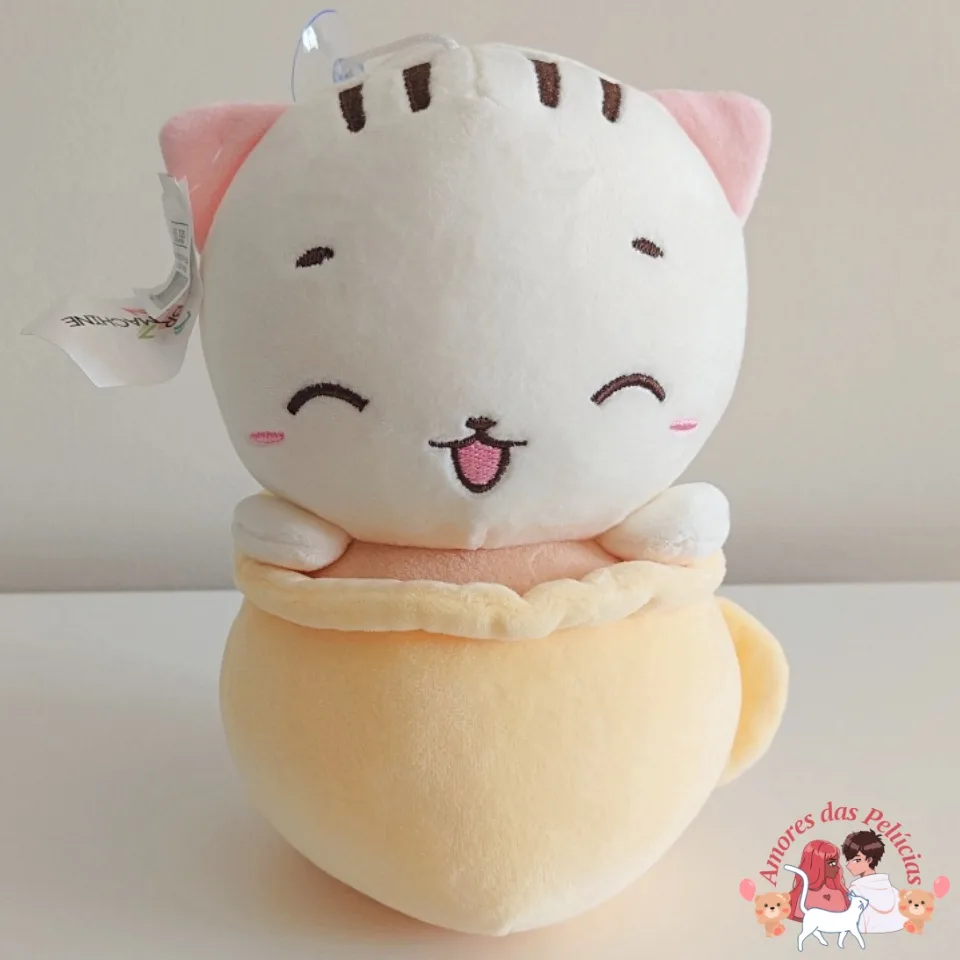 Pelucia Plush - Gato na Xicara