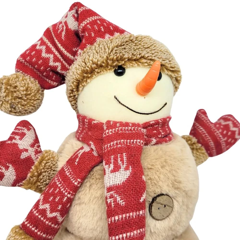 Pelucia Natalina - Boneco de Neve