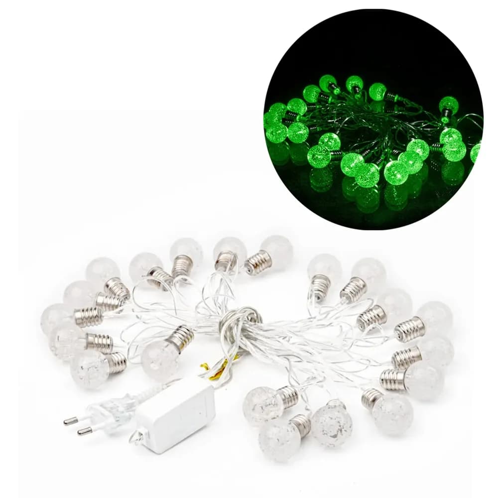 Pisca Led 20 Lampadas - 8 Funcoes - Lampada- Amarelo