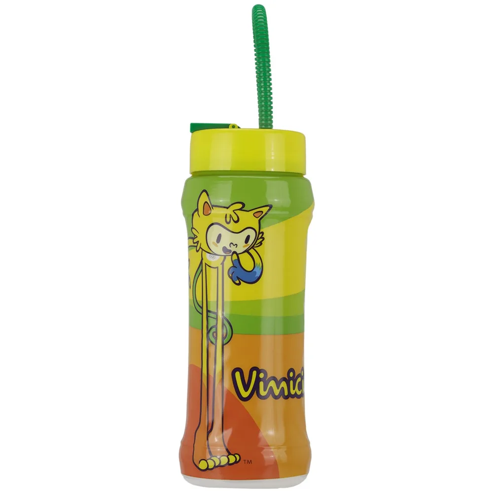 Garrafa de Vinil 13cm Com Apito - Amigos de Patas