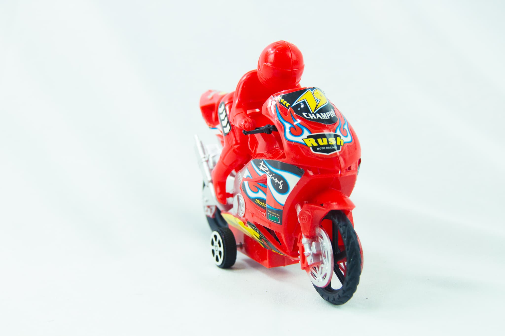 Moto Com Piloto - Movido a Friccao - Moto Race