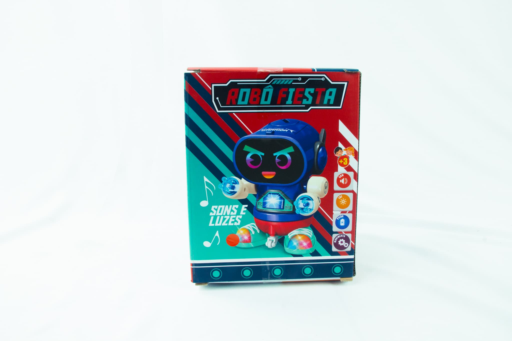 Robo Fiesta - Luz e Som - Movido a Pilha